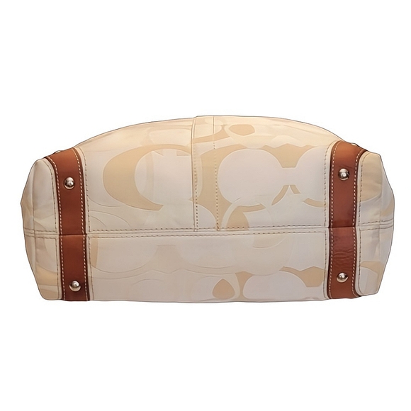 SOLD ELSEWHERE COACH Carly Lea & Canvas Sig C Hobo Shld Bag LIKE NEW & GORGEOUS! - Picture 9 of 16